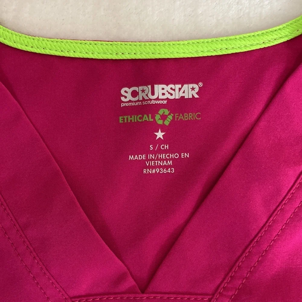 ScrubStar Women’s Active Scrub Top Size Small - Picture 6 of 7